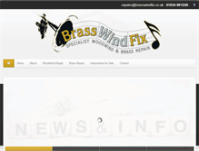 Tablet Screenshot of brasswindfix.co.uk